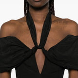 Top con spalle scoperte in nero Magda butrym - donna 