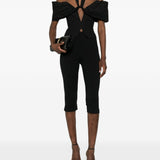 Top con spalle scoperte in nero Magda butrym - donna 