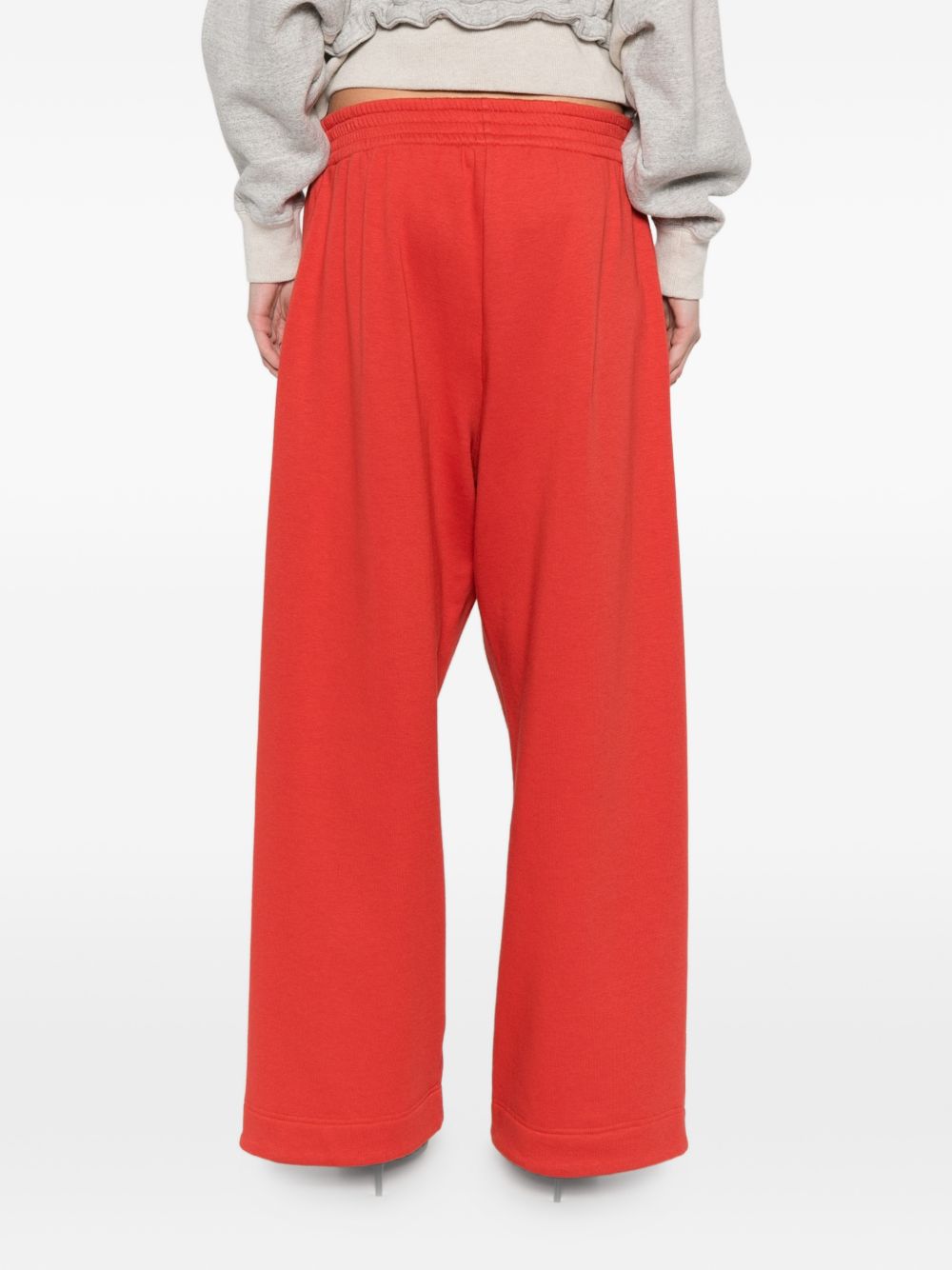 Pantaloni con vita  elasticizzata in rosso Magda butrym - donna 
