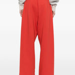 Pantaloni con vita  elasticizzata in rosso Magda butrym - donna 