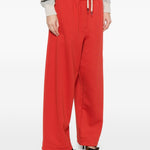 Pantaloni con vita  elasticizzata in rosso Magda butrym - donna 
