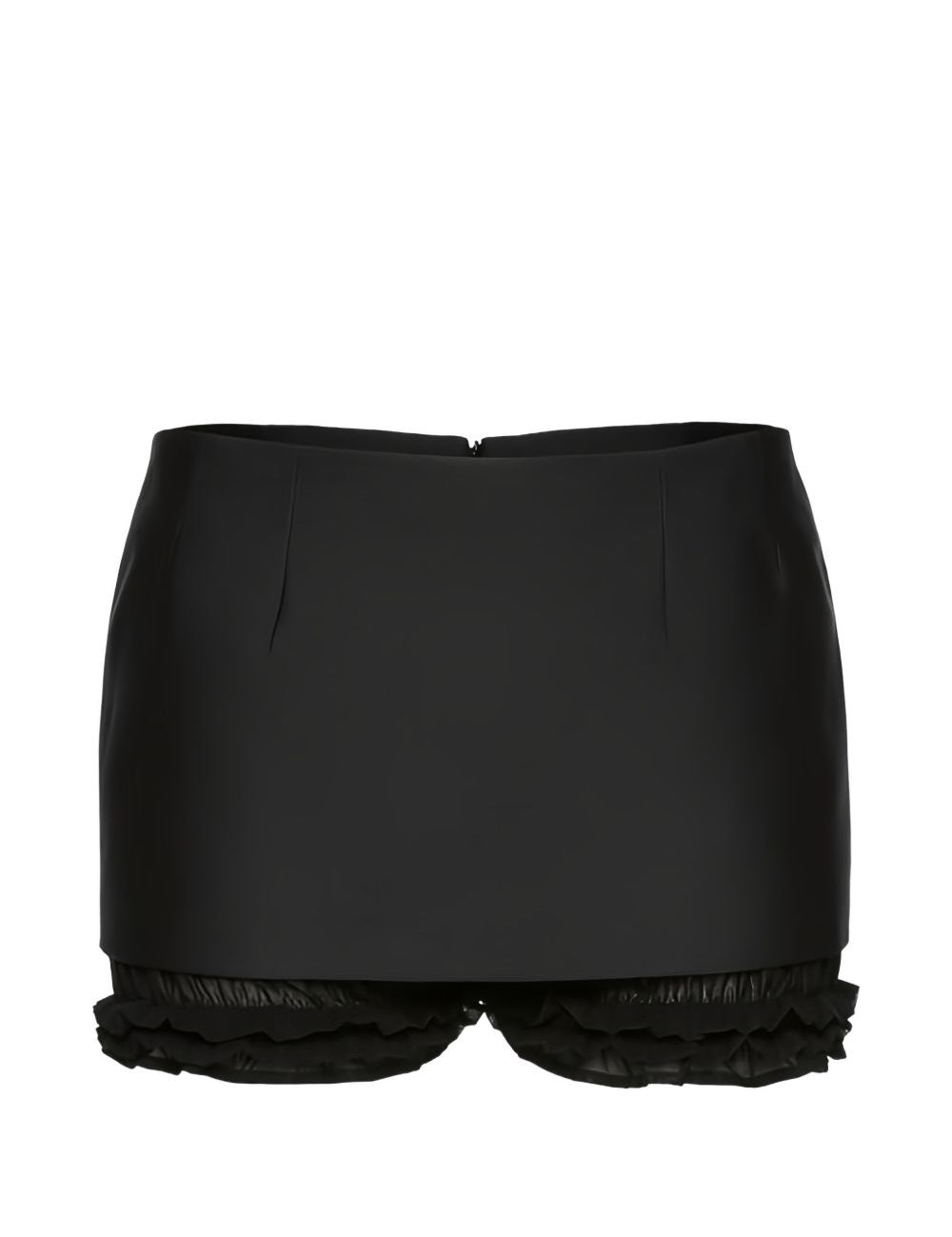 Minigonna con shorts a strati in nero Magda butrym - donna 