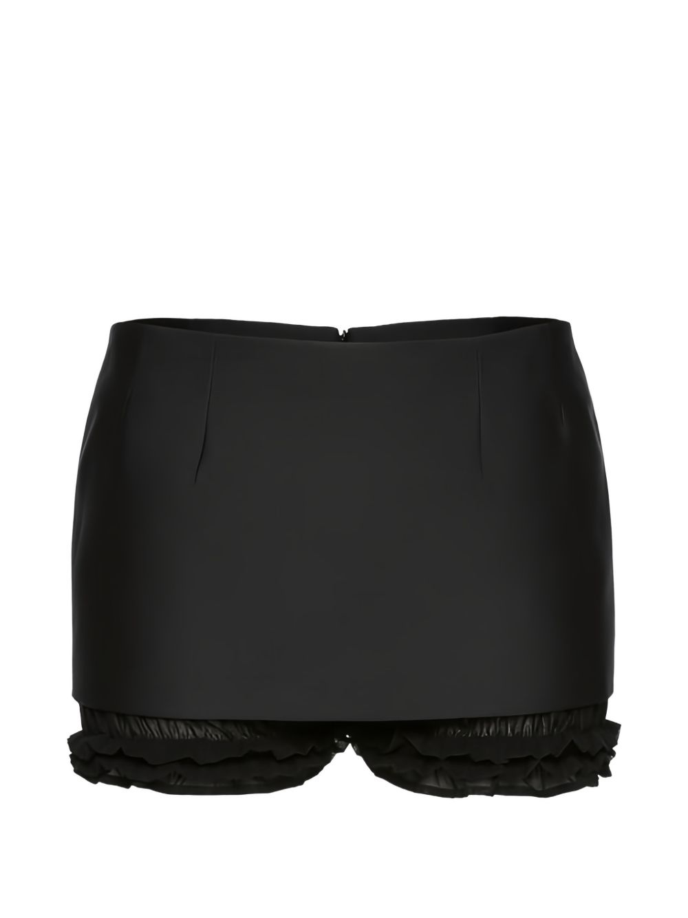 Minigonna con shorts a strati in nero Magda butrym - donna 
