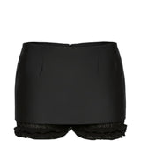 Minigonna con shorts a strati in nero Magda butrym - donna 