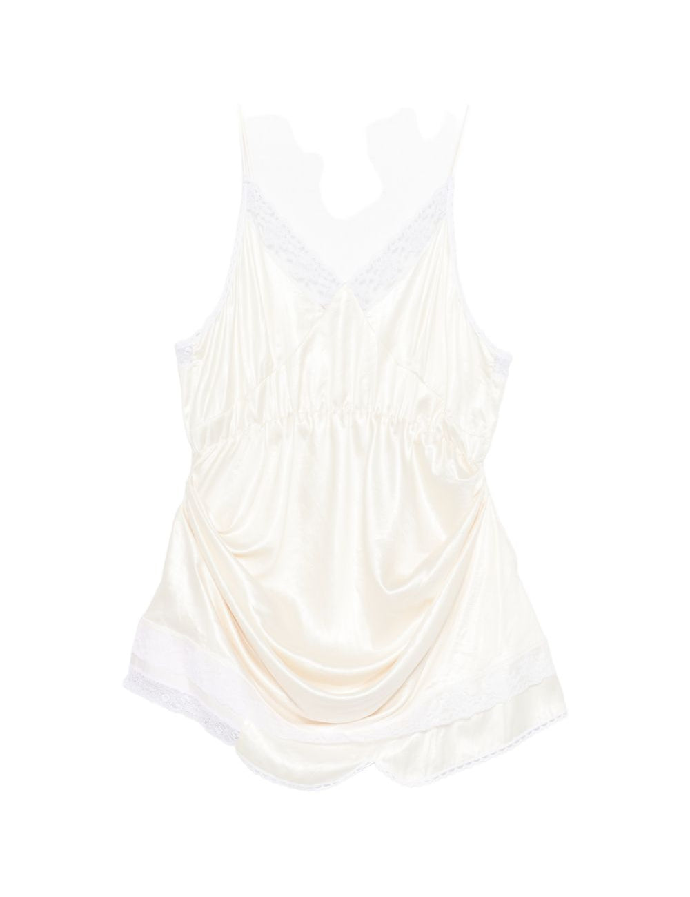 Abito mini con pizzo in beige Magda butrym - donna 