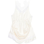 Abito mini con pizzo in beige Magda butrym - donna 