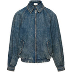 Giacca in denim con zip in blu Magda butrym - donna 