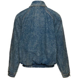 Giacca in denim con zip in blu Magda butrym - donna 