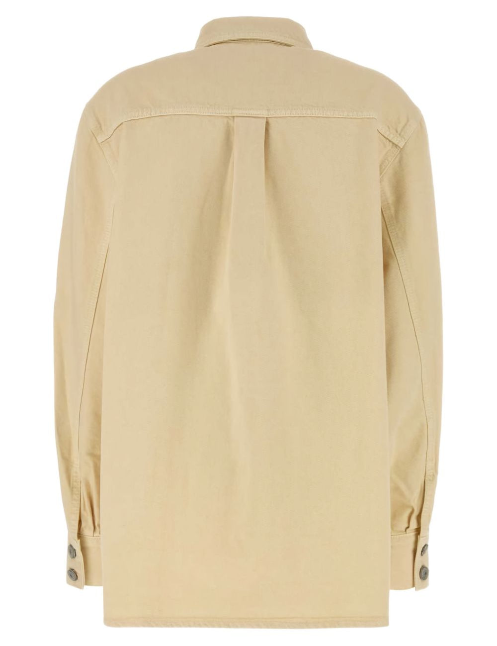 Camicia a maniche lunghe in cotone in beige Magda butrym - donna 