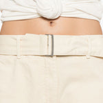 Jeans con cintura in avorio Magda butrym - donna 