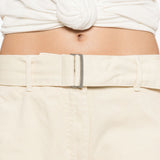 Jeans con cintura in avorio Magda butrym - donna 