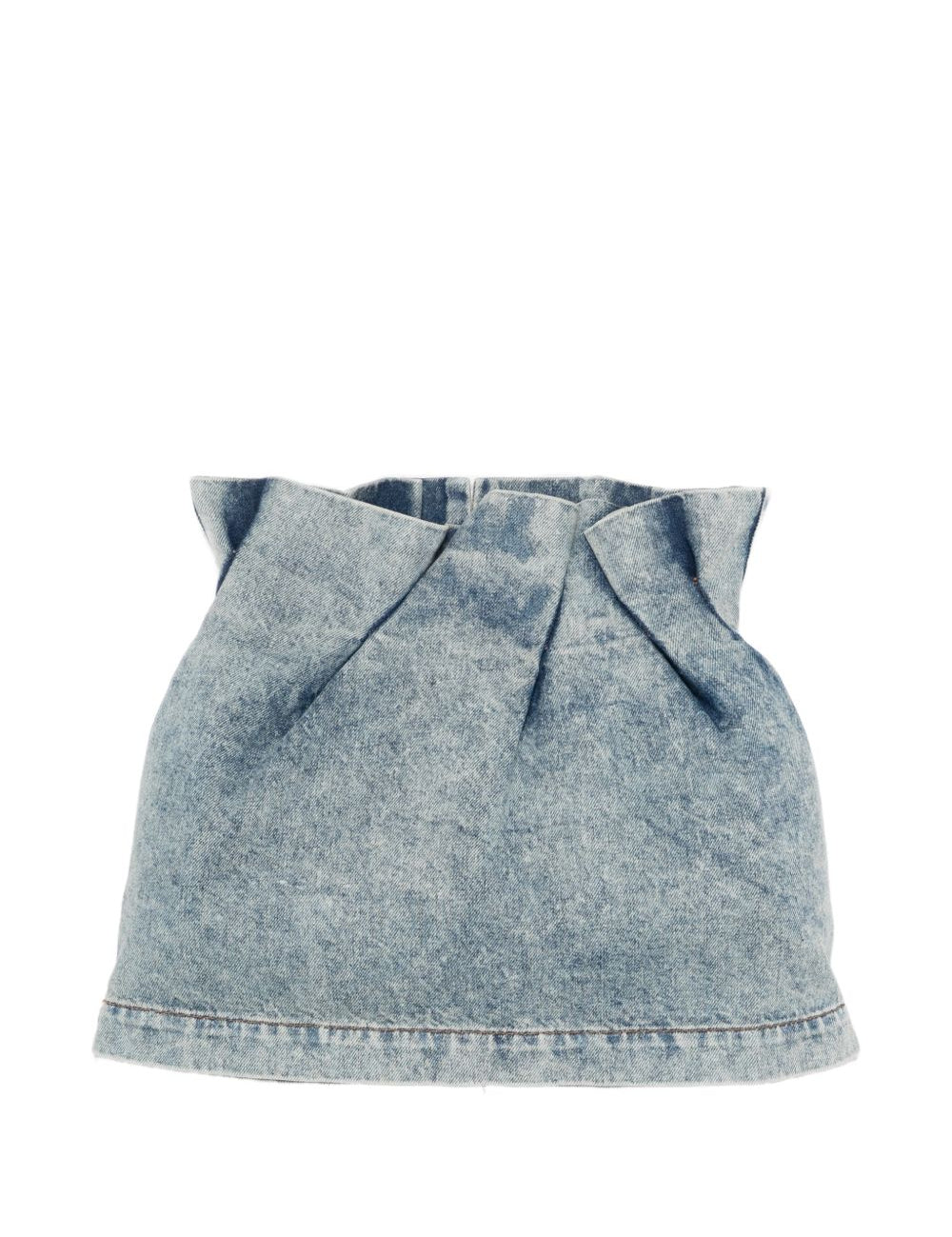 Gonna mini in denim blu Magda Butrym - donna 
