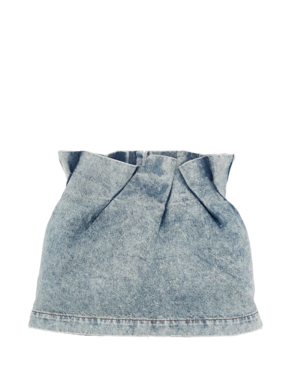 Gonna mini in denim blu Magda Butrym - donna 
