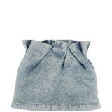 Gonna mini in denim blu Magda Butrym - donna 