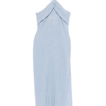 Abito midi drappeggiato in celeste Magda butrym - uomo 