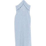 Abito midi drappeggiato in celeste Magda butrym - uomo 