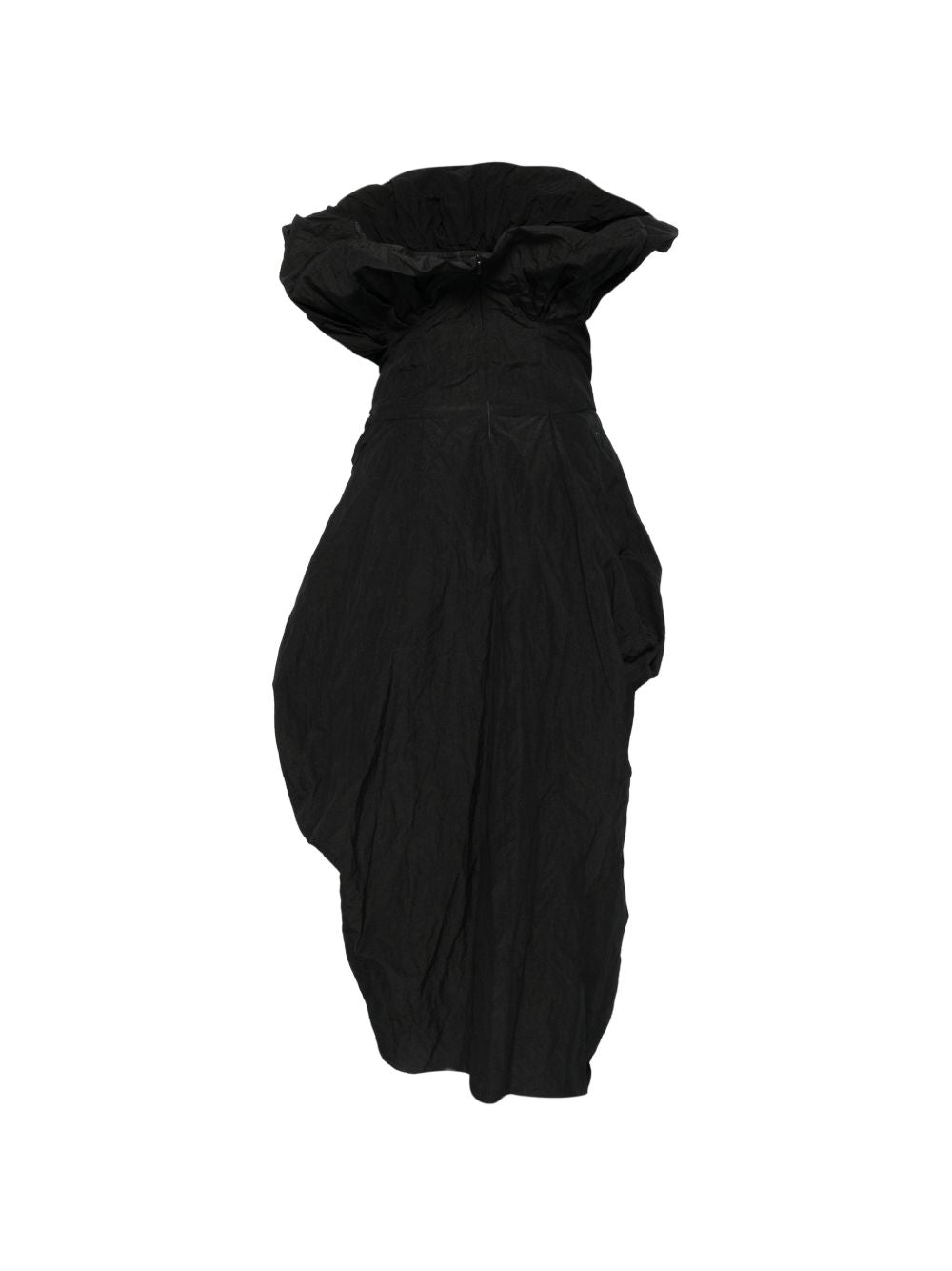 Abito drapeggiato con dettaglio floreale in nero Magda butrym - donna 