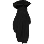 Abito drapeggiato con dettaglio floreale in nero Magda butrym - donna 