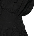 Abito drapeggiato con dettaglio floreale in nero Magda butrym - donna 