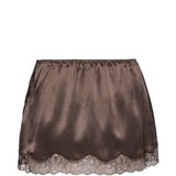 Gonna mini in pizzo in marrone Magda Butrym - donna 
