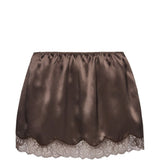 Gonna mini in pizzo in marrone Magda Butrym - donna 