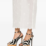 Gonna semi trasparente in bianco Magda Butrym - donna 