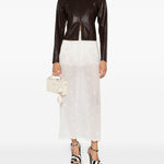 Gonna semi trasparente in bianco Magda Butrym - donna 