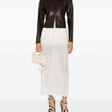 Gonna semi trasparente in bianco Magda Butrym - donna 