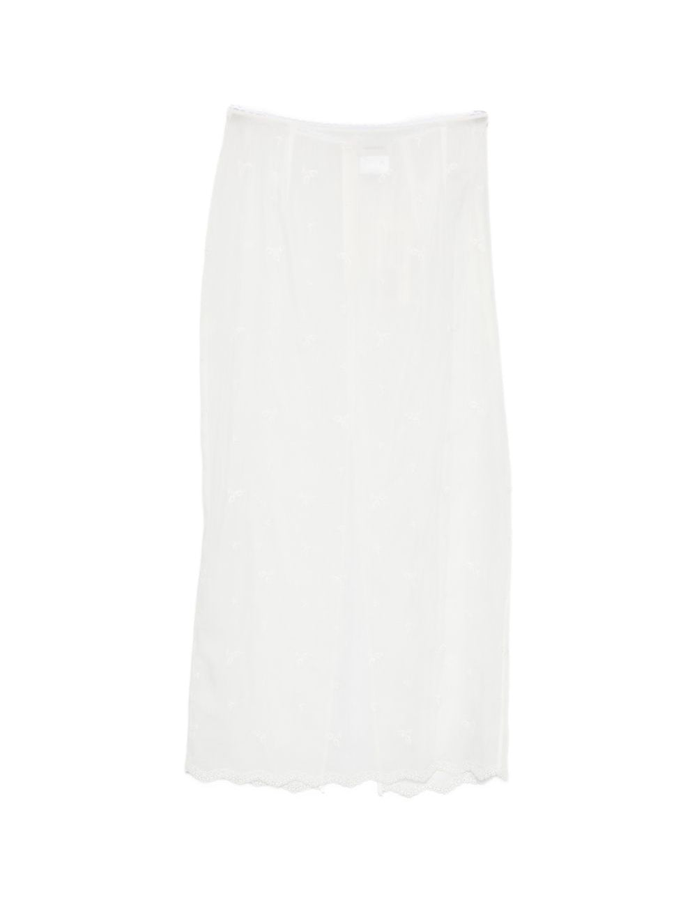 Gonna semi trasparente in bianco Magda Butrym - donna 