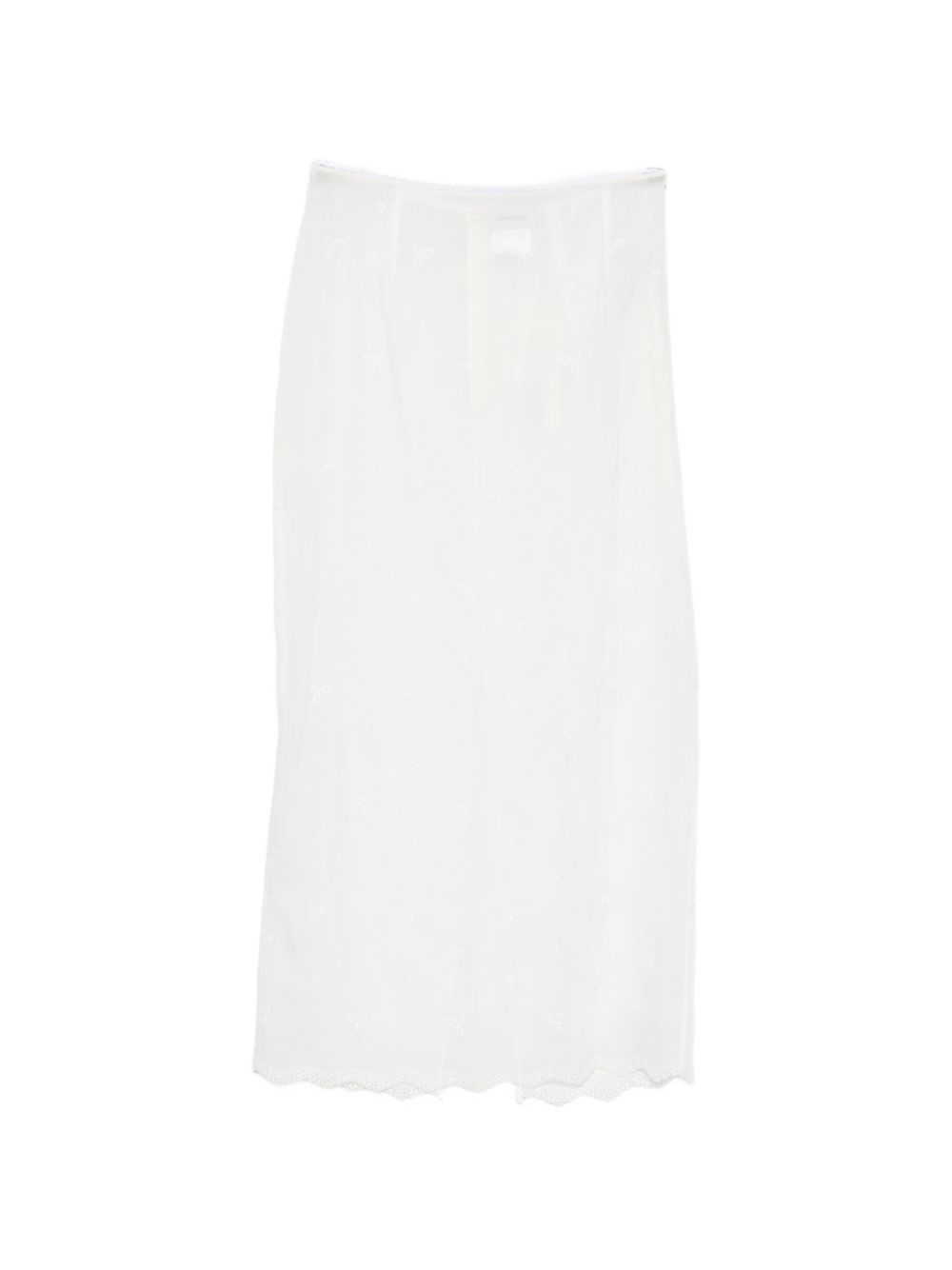 Gonna semi trasparente in bianco Magda Butrym - donna 