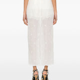 Gonna semi trasparente in bianco Magda Butrym - donna 