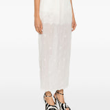 Gonna semi trasparente in bianco Magda Butrym - donna 