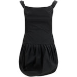 Abito mini con spalle scoperte in nero Magda butrym - uomo 