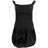 Abito mini con spalle scoperte in nero Magda butrym - uomo 