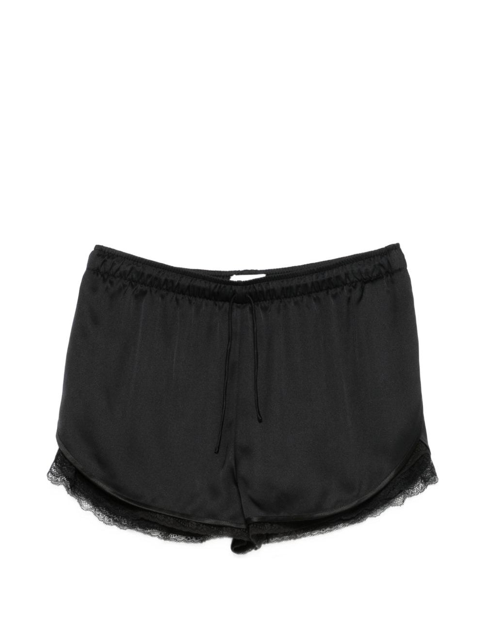 Pantaloncini con pizzo in nero Magda butrym - donna 