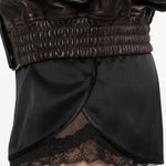 Pantaloncini con pizzo in nero Magda butrym - donna 
