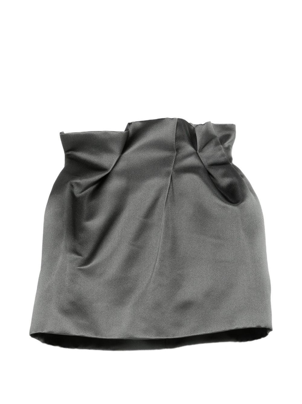 Gonna mini arricciata in grigio Magda Butrym - donna 