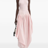 Abito con gonna drappeggiata in rosa Magda butrym - donna 
