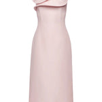 Abito senza spalline con volant in rosa Magda butrym - donna 