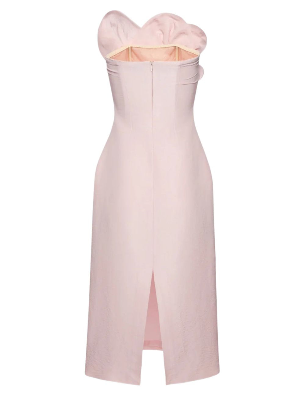 Abito senza spalline con volant in rosa Magda butrym - donna 