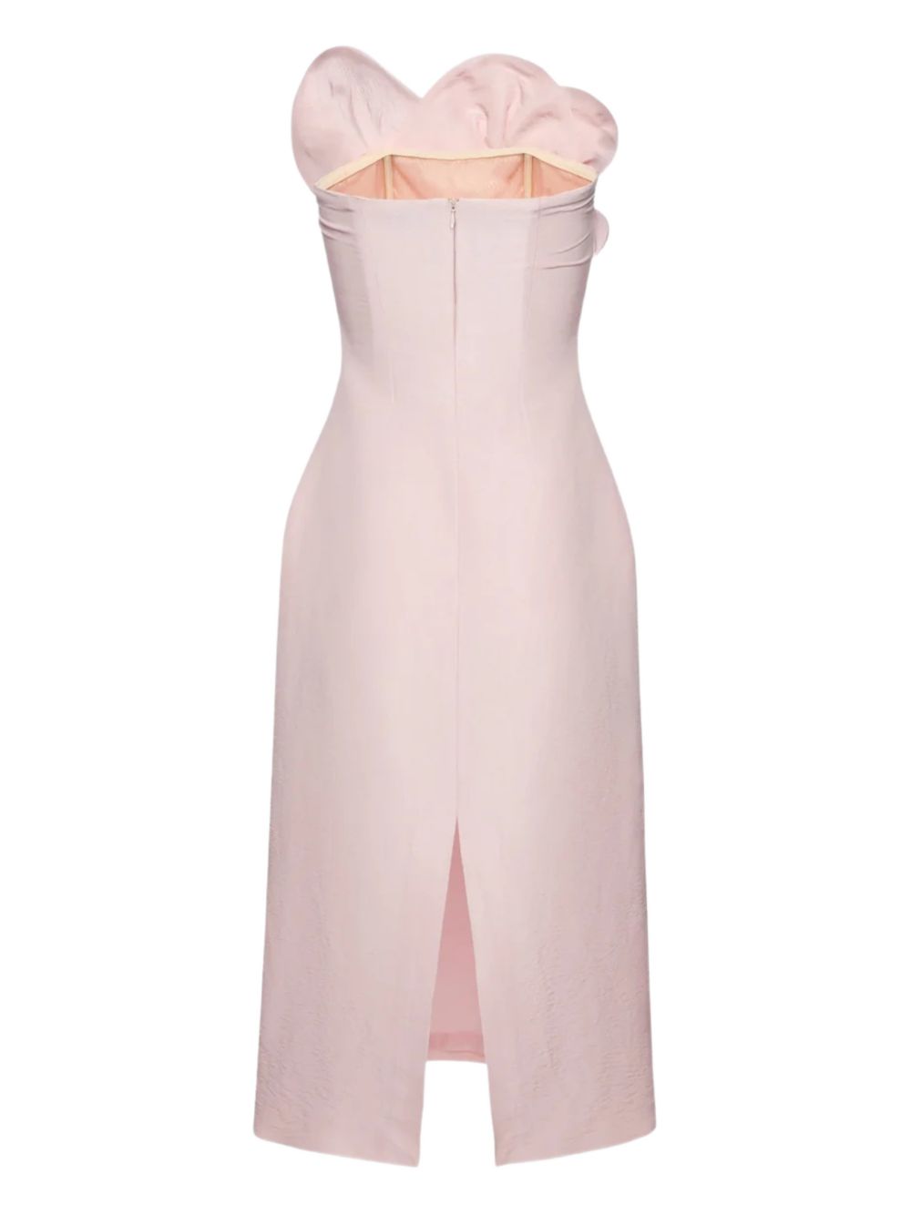 Abito senza spalline con volant in rosa Magda butrym - donna 