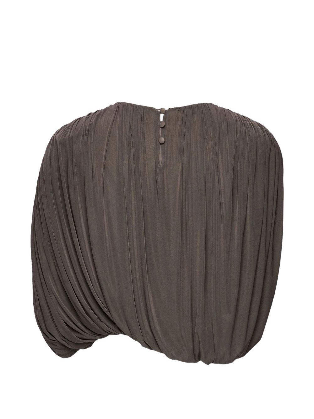 Top con ruches in marrone Magda butrym - donna 