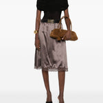 Body con collo alto drappeggiato in nero Magda butrym - donna 