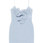 Abito mini con applicazioni floreali in azzurro Magda butrym - donna 
