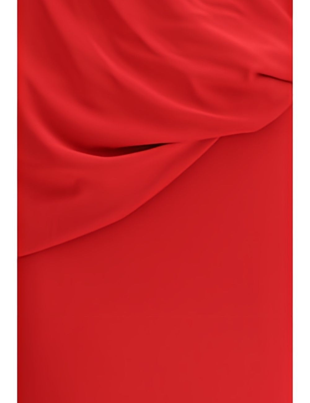 Abito maxi con applicazioni floreali in rosso Magda butrym - donna 