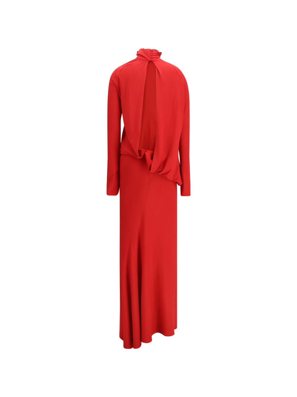 Abito maxi con applicazioni floreali in rosso Magda butrym - donna 