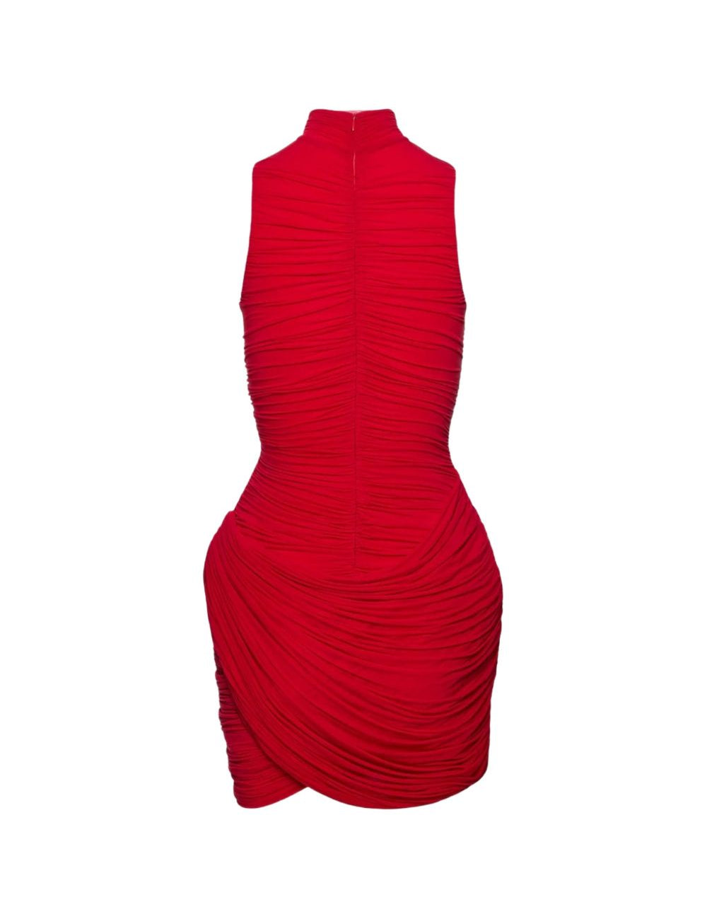 Abito mini con applicazioni floreali in rosso Magda butrym - donna 