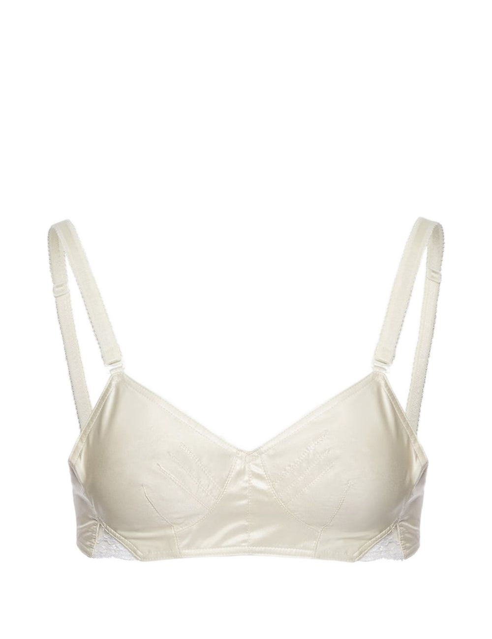 Bralette in pizzo in bianco Magda Butrym - donna 