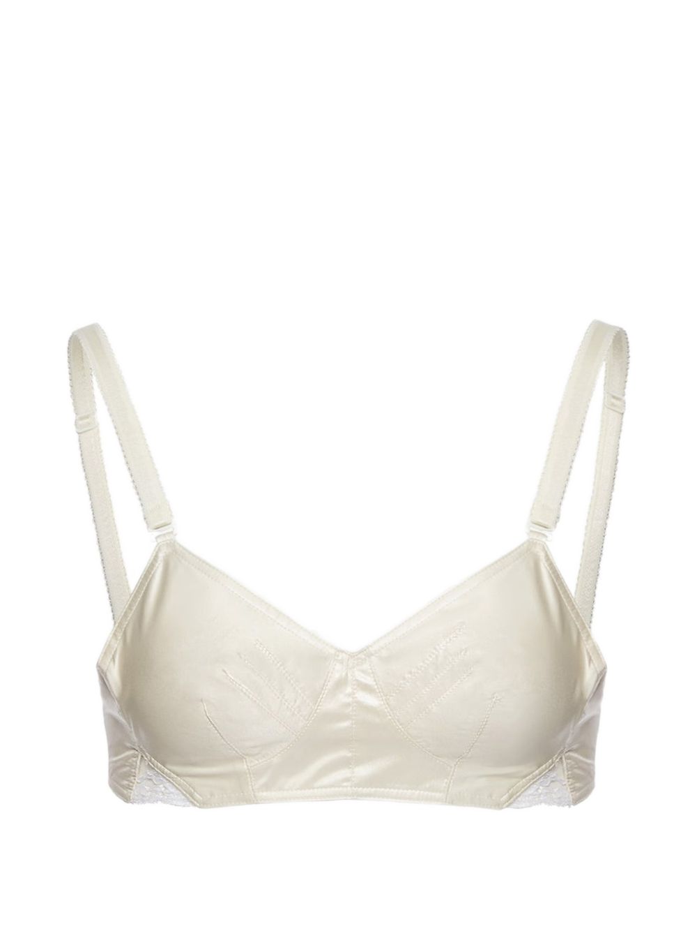 Bralette in pizzo in bianco Magda Butrym - donna 