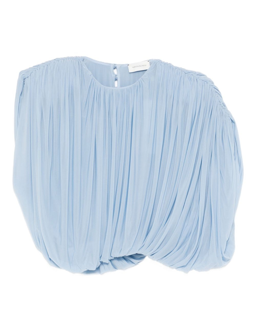 Top drappeggiato in azzurro Magda butrym - donna 